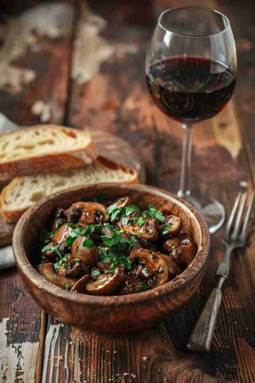 Grilled Cap Mushrooms with Balsamic Glaze
