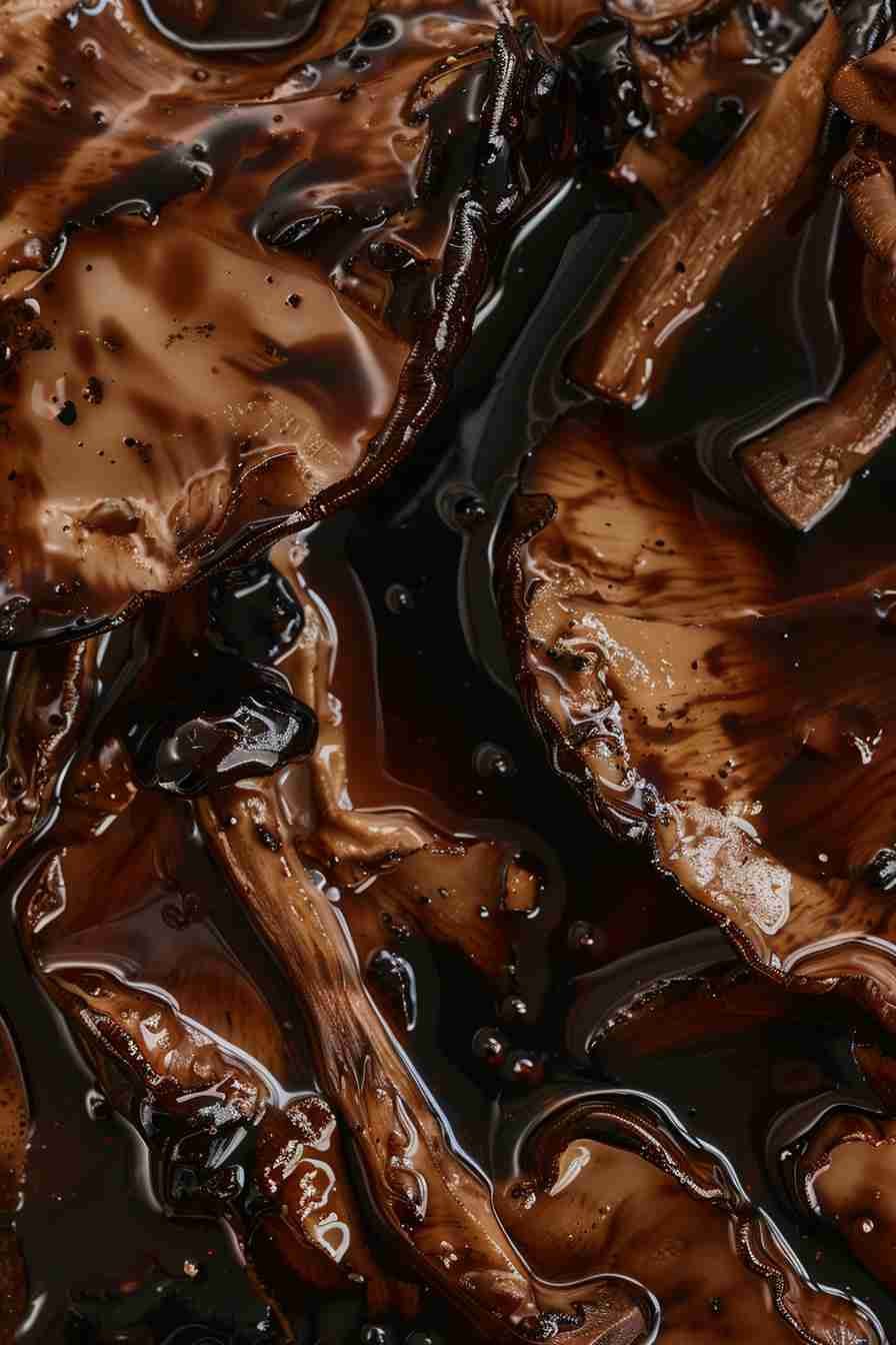 Grilled Cap Mushrooms with Balsamic Glaze