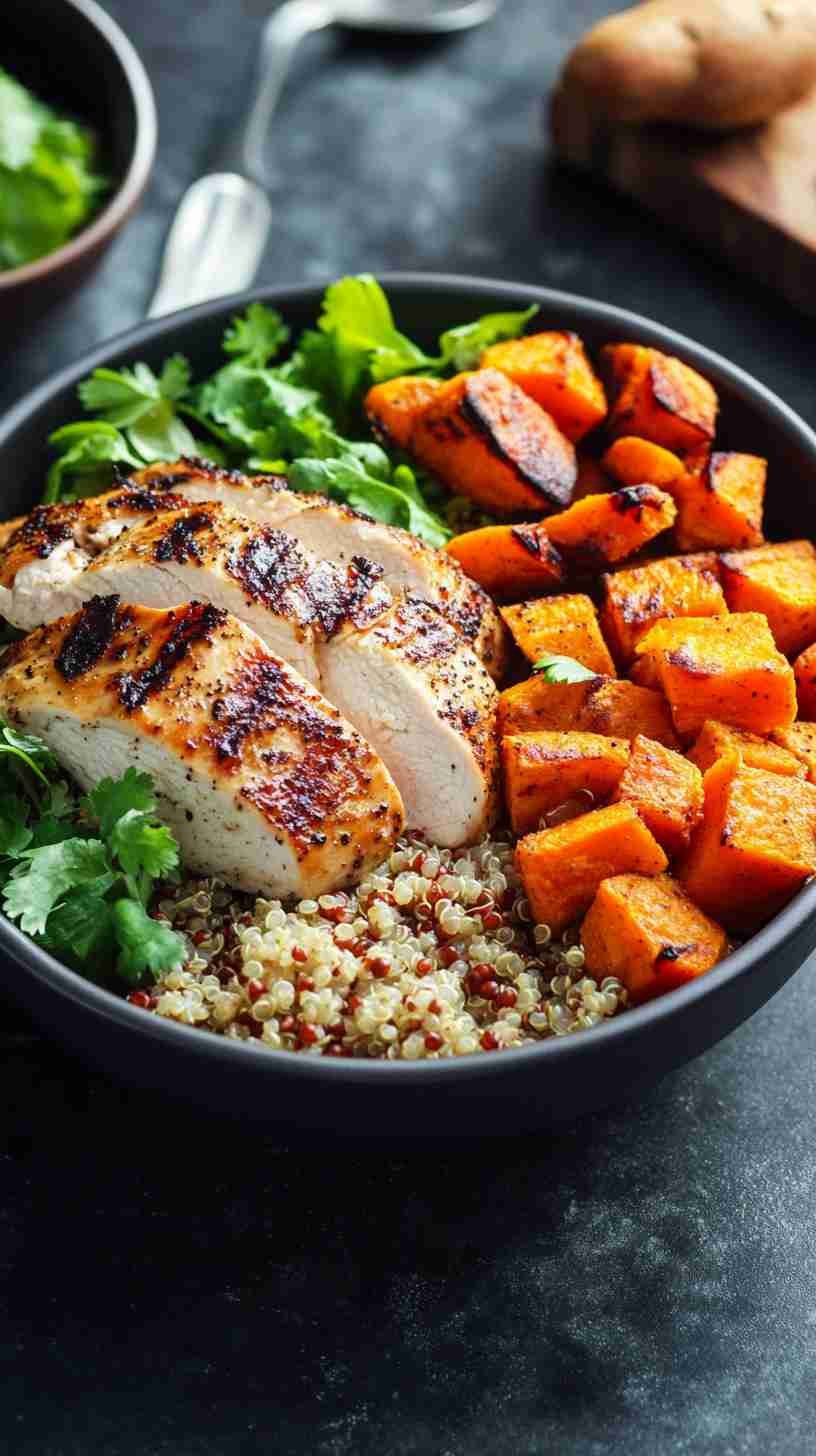 Lean Chicken and Quinoa Power Bowl