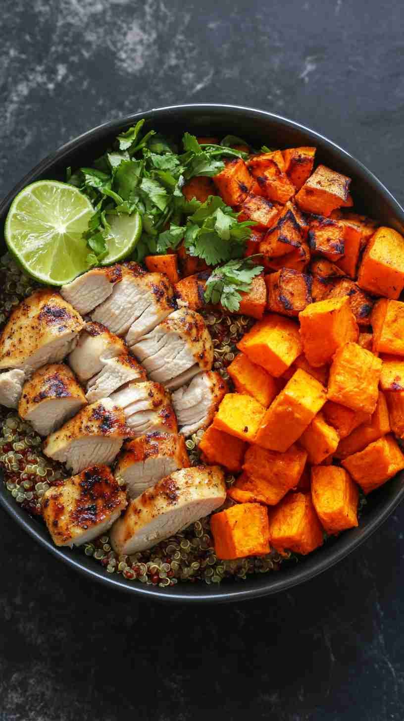 Lean Chicken and Quinoa Power Bowl