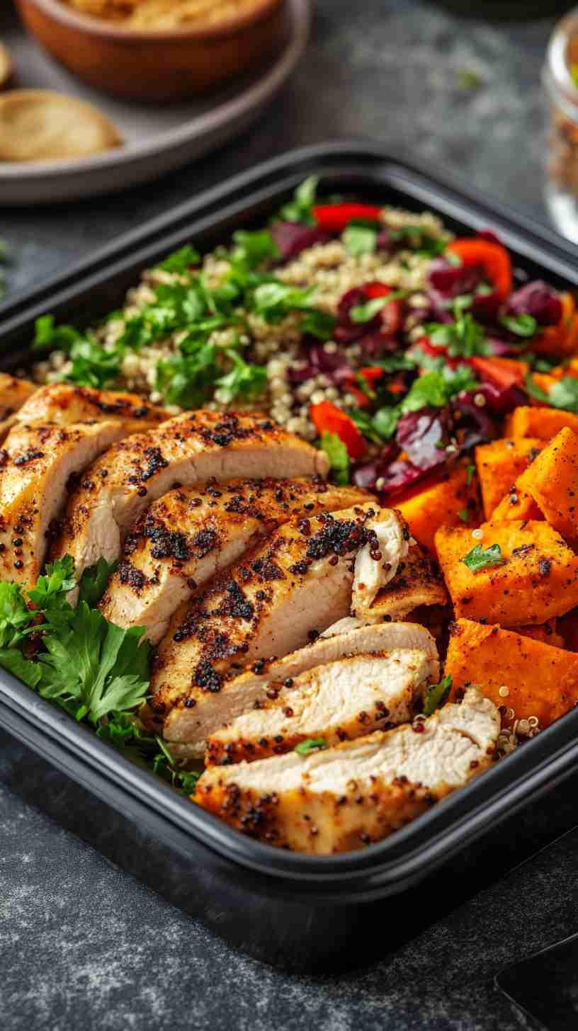 Lean Chicken and Quinoa Power Bowl