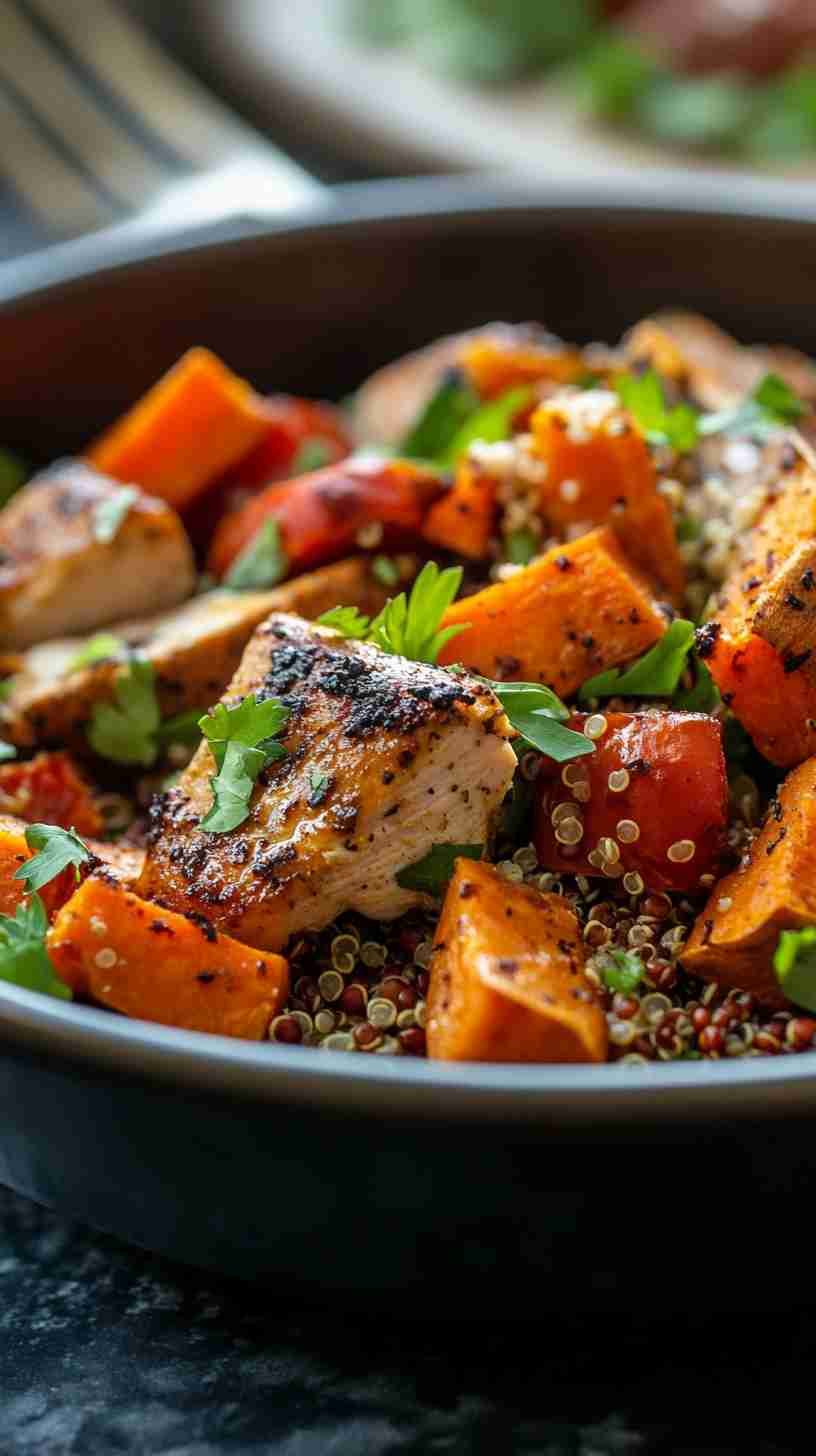 Lean Chicken and Quinoa Power Bowl