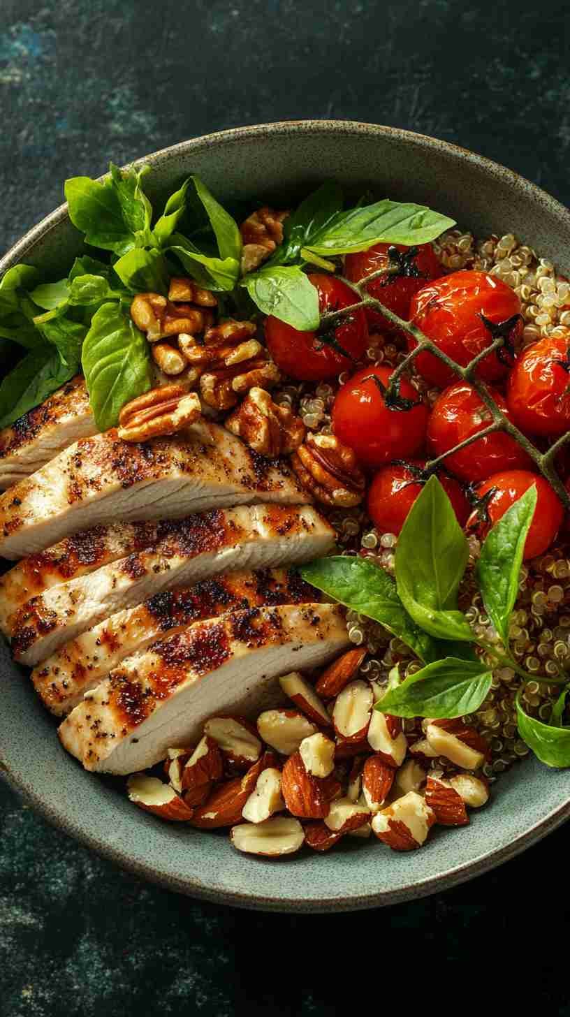 Lean Chicken and Quinoa Power Bowl