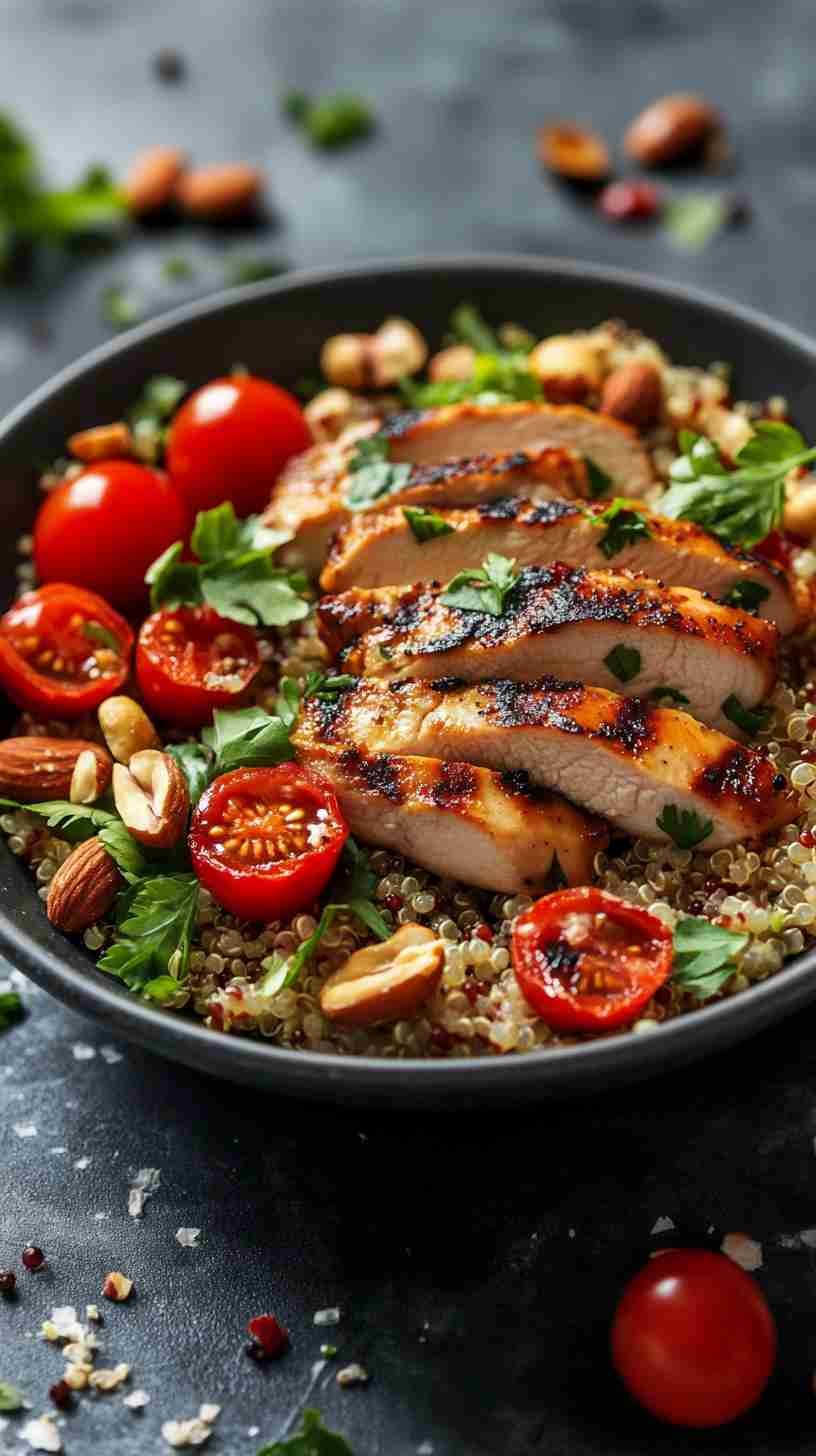 Lean Chicken and Quinoa Power Bowl