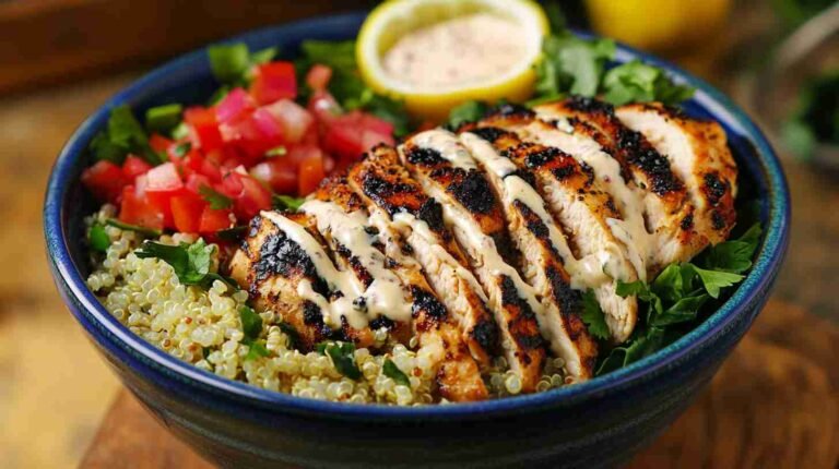 Lean Chicken and Quinoa Power Bowl