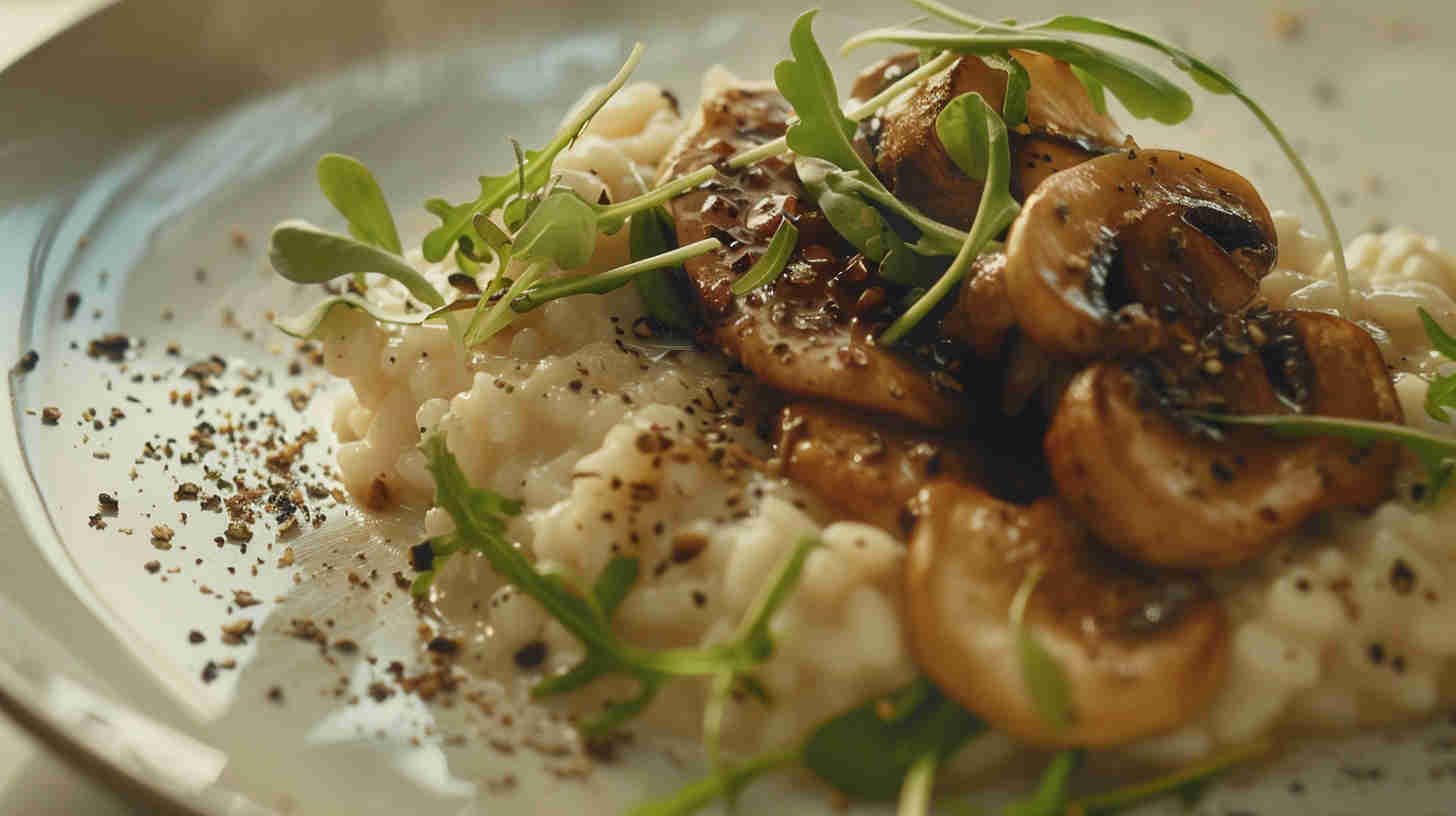 Low-Calorie Mushroom Risotto