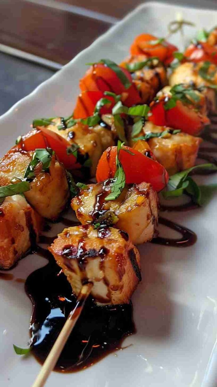 Mini Caprese Skewers- Easy Finger Foods for Party