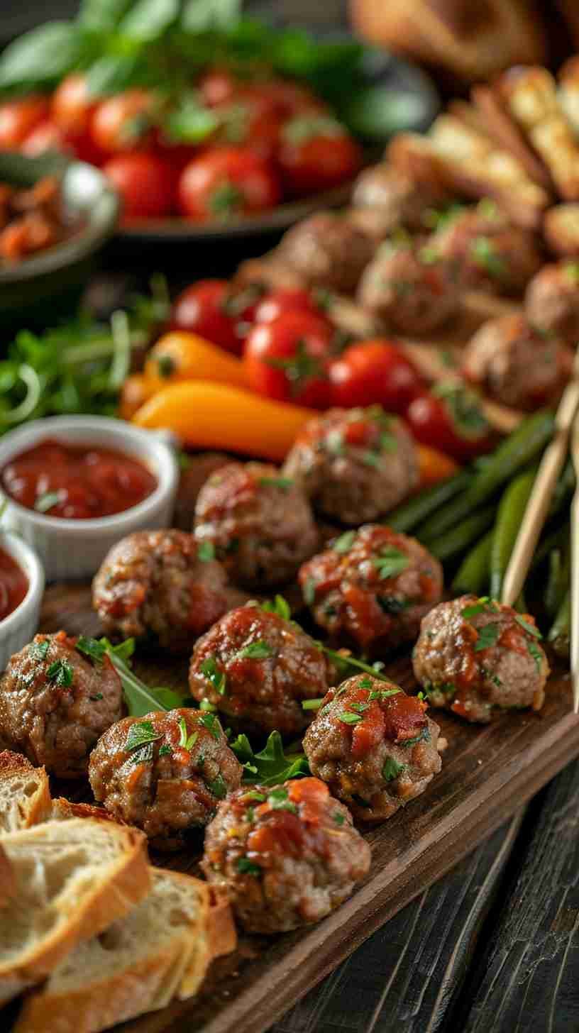 Mini Meatballs- Easy Finger Foods for Party