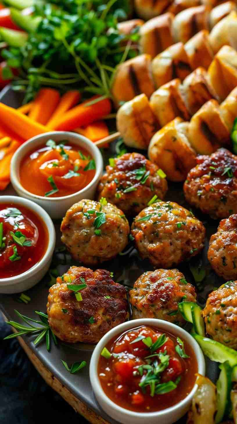 Mini Meatballs- Easy Finger Foods for Party
