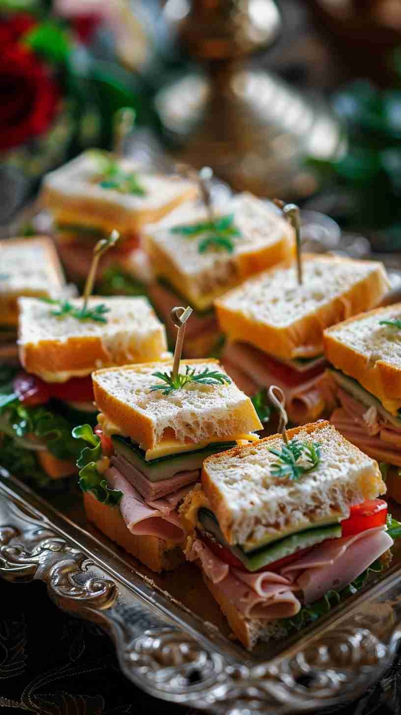 Mini Sandwiches- Easy Finger Foods for Party