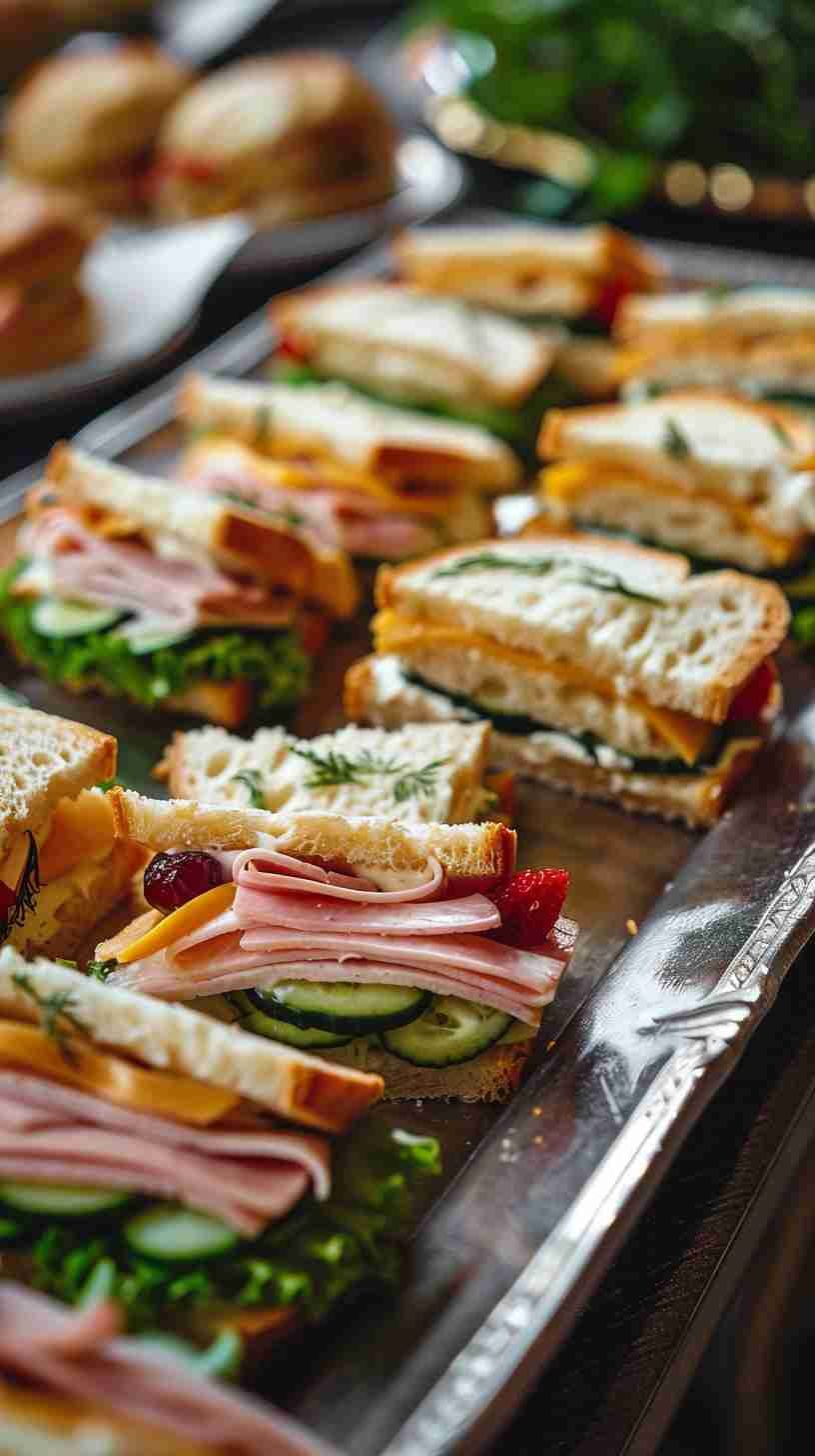 Mini Sandwiches- Easy Finger Foods for Party