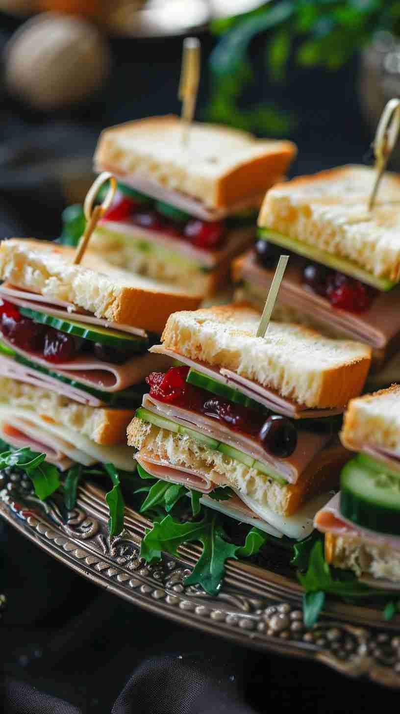 Mini Sandwiches- Easy Finger Foods for Party