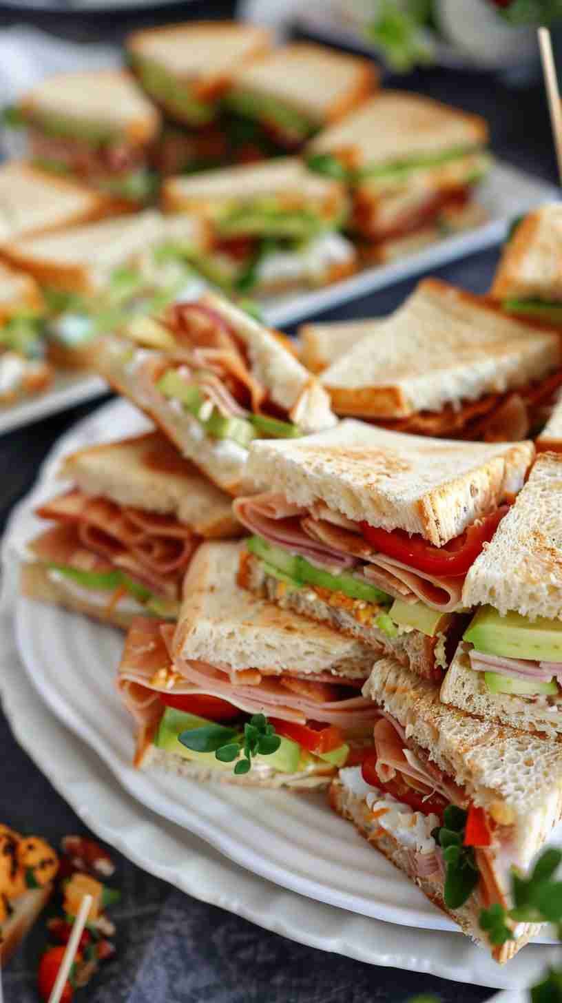Mini Sandwiches- Easy Finger Foods for Party