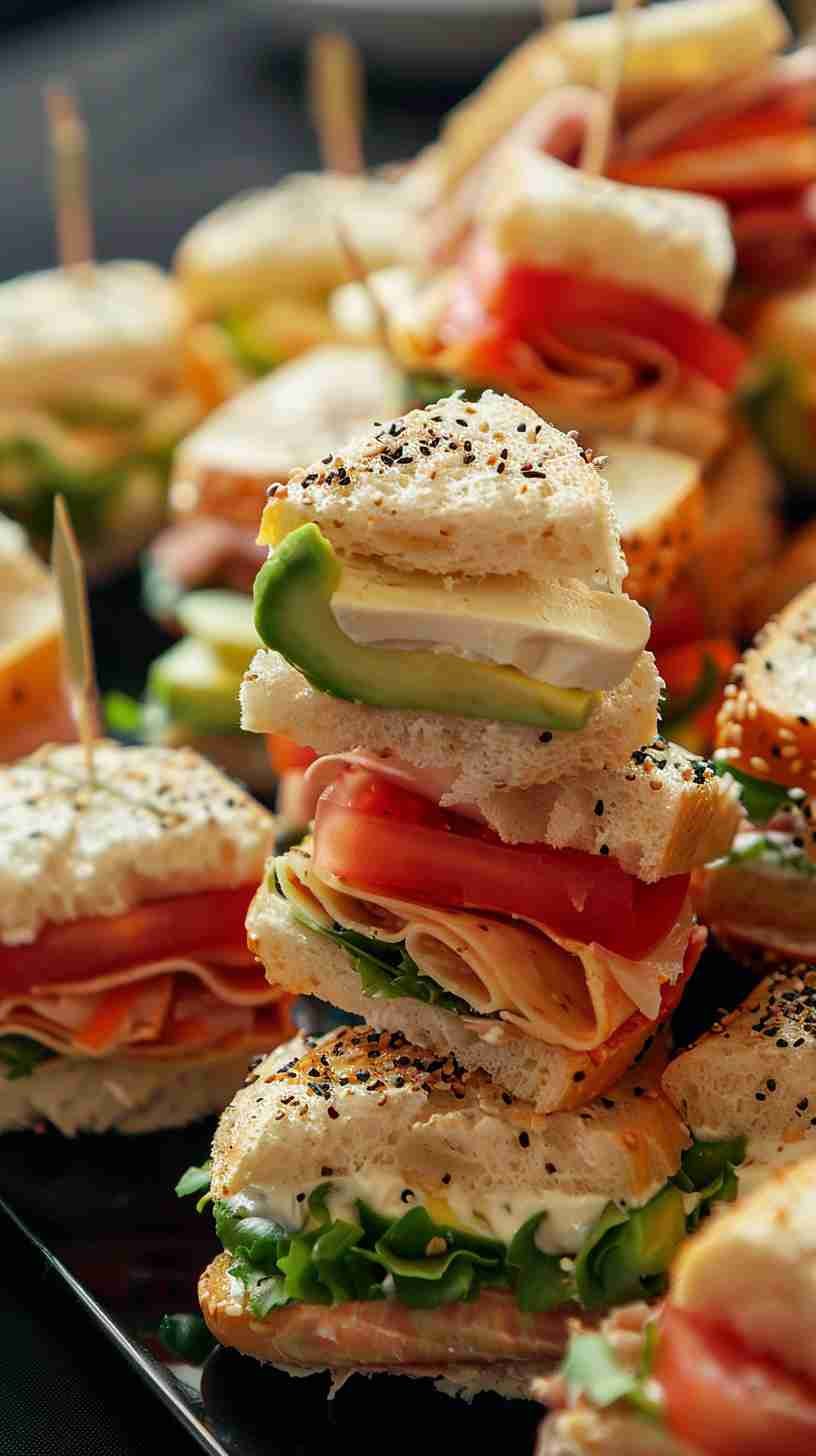 Mini Sandwiches- Easy Finger Foods for Party