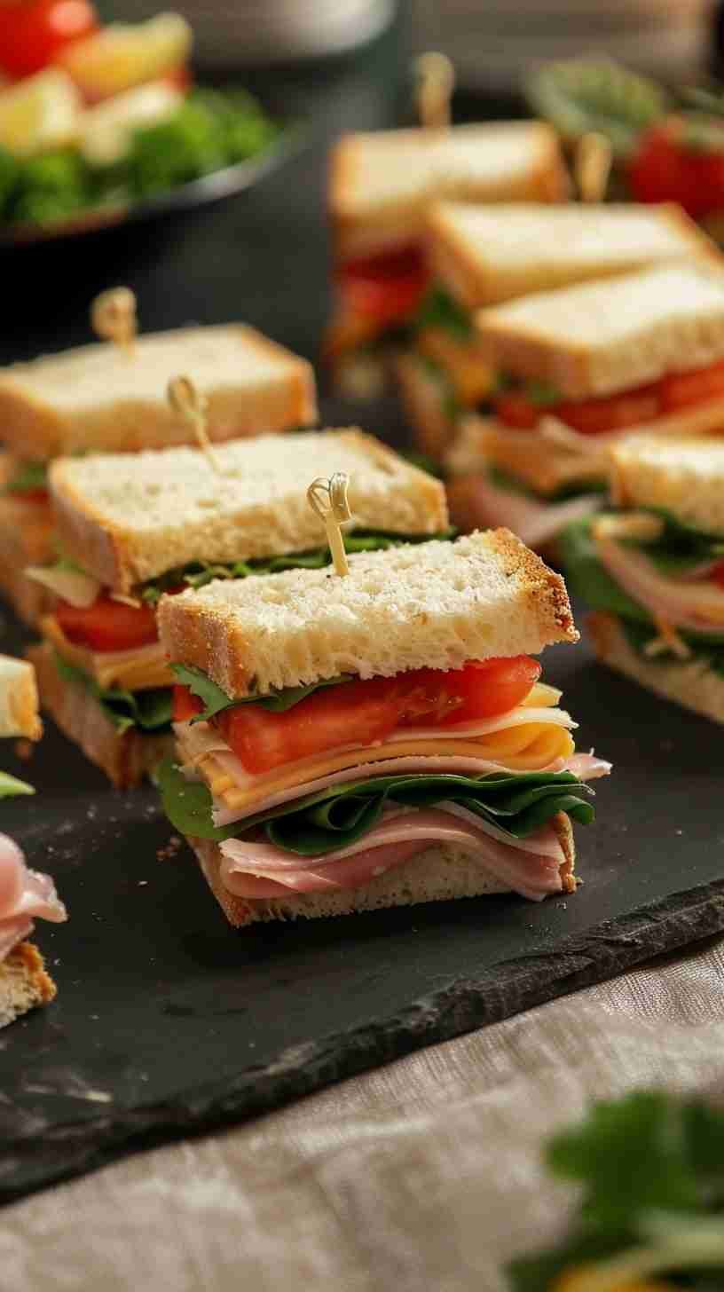 Mini Sandwiches- Easy Finger Foods for Party