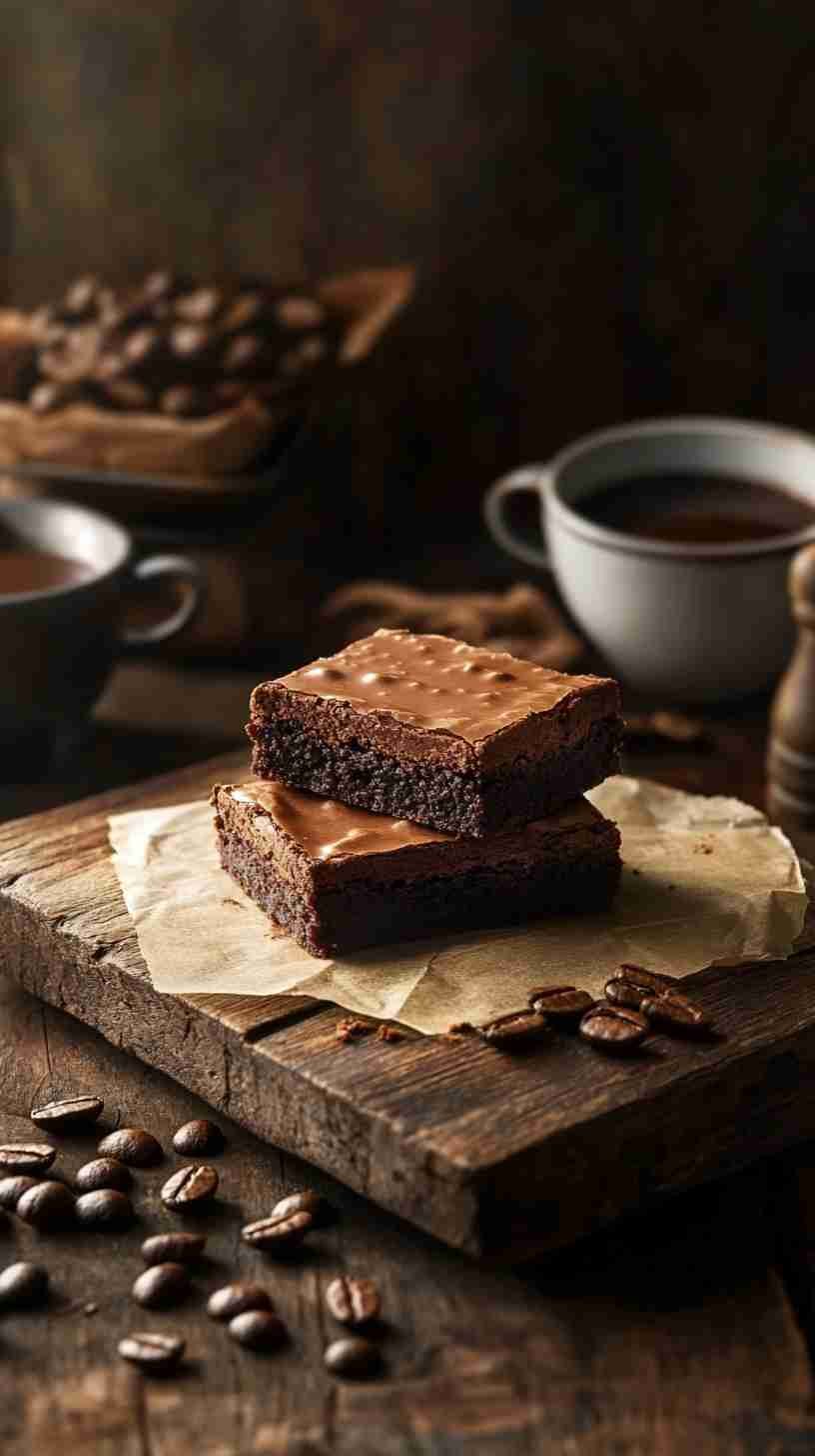 Mocha Espresso Brownie Bars