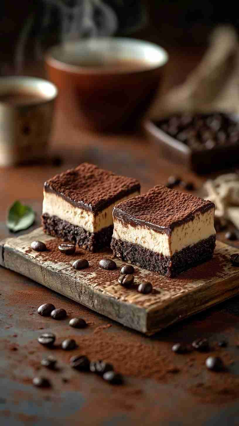 Mocha Espresso Brownie Bars