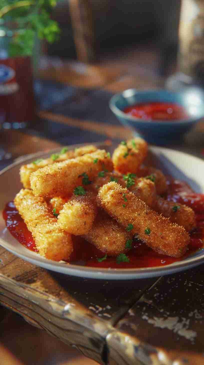 Mozzarella Sticks- Easy Finger Foods for Party