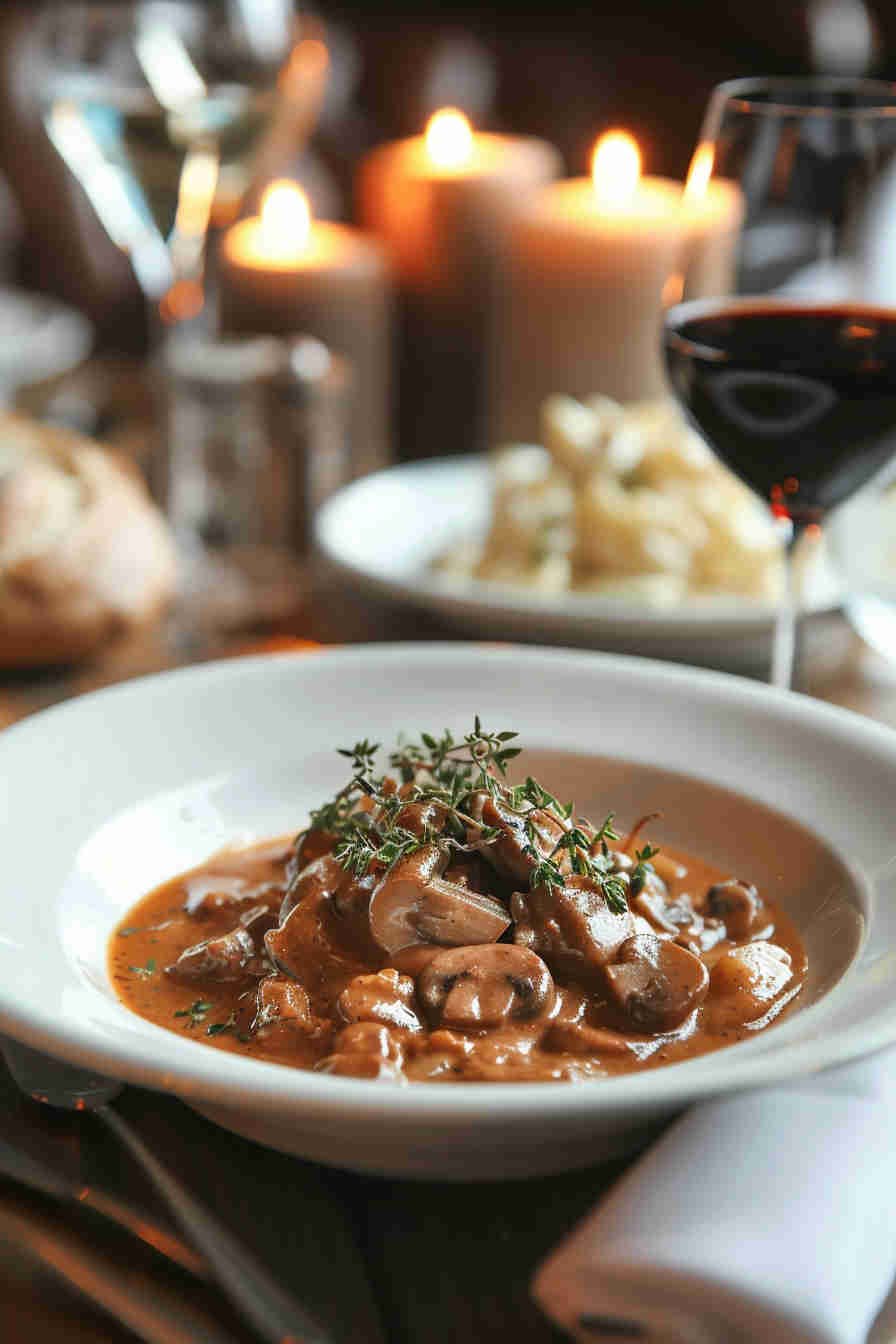 Mushroom Stroganoff