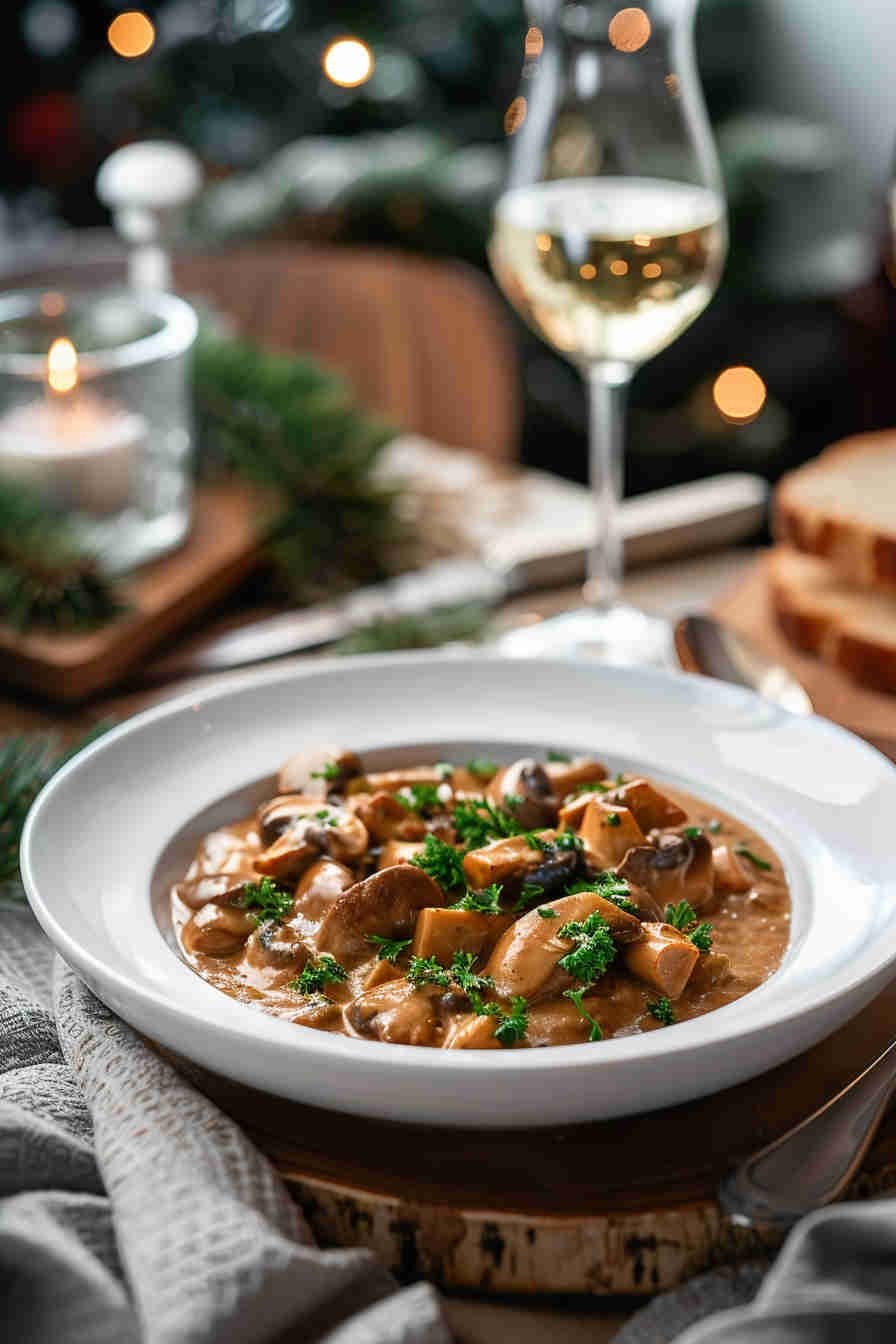 Mushroom Stroganoff