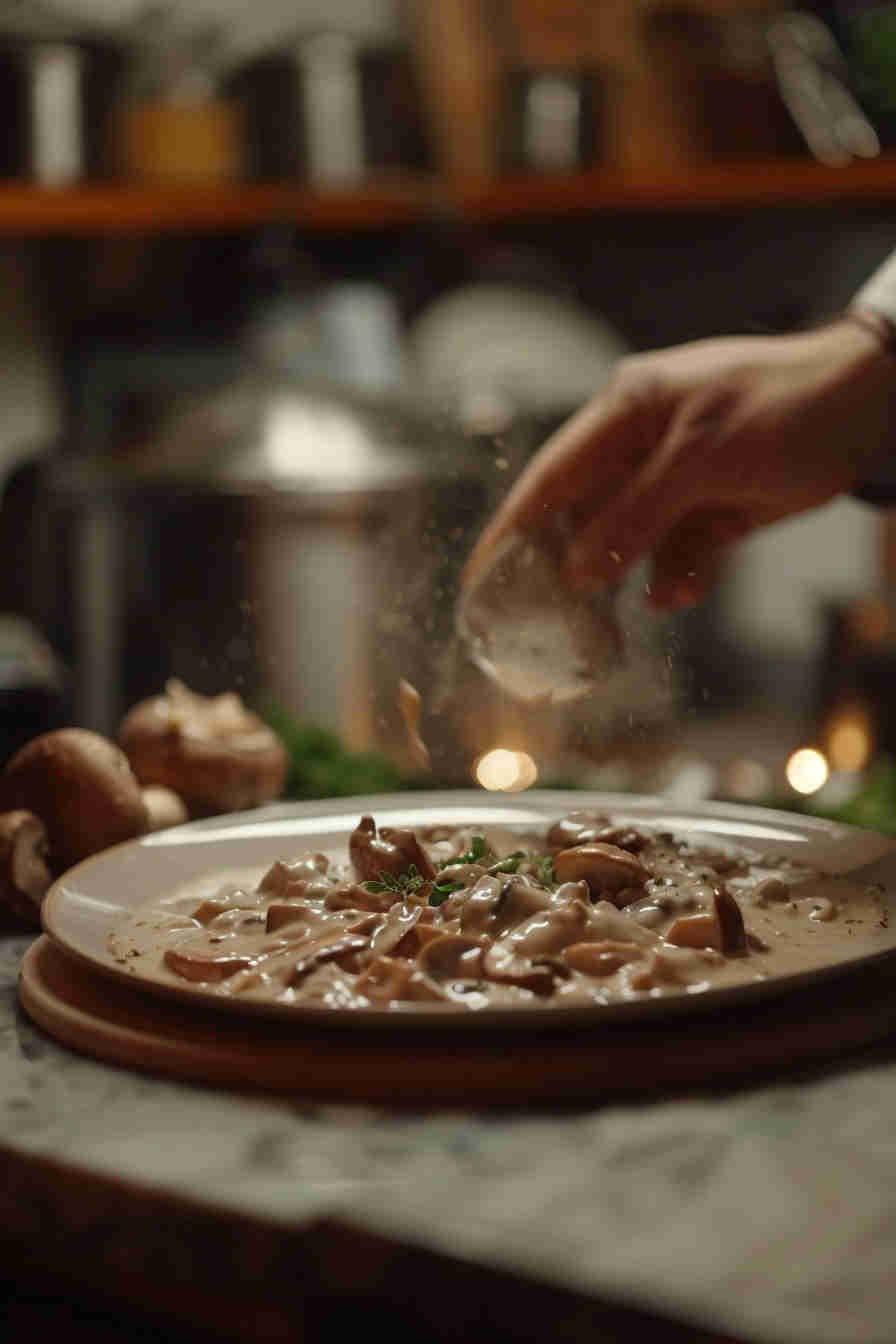 Mushroom Stroganoff