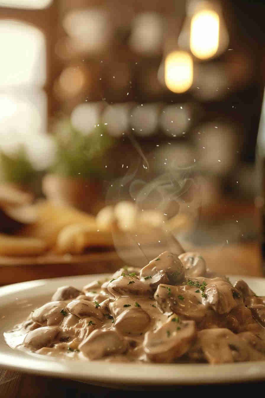 Mushroom Stroganoff