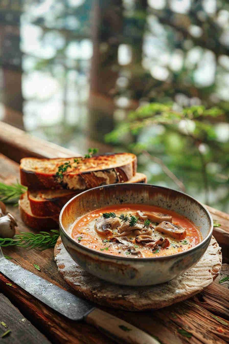 Mushroom Swiss Grilled Cheese