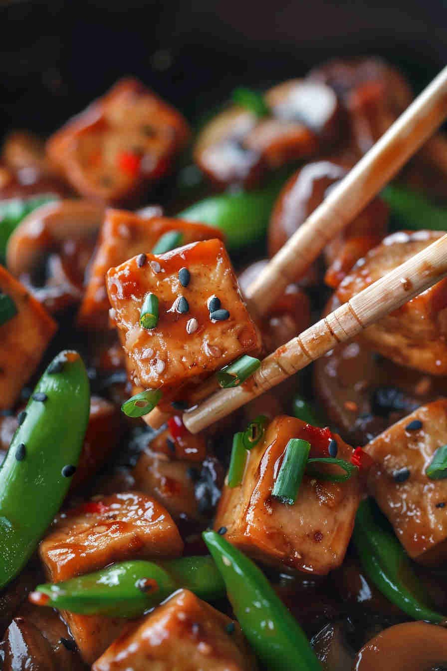 Mushroom Veggie Stir-Fry