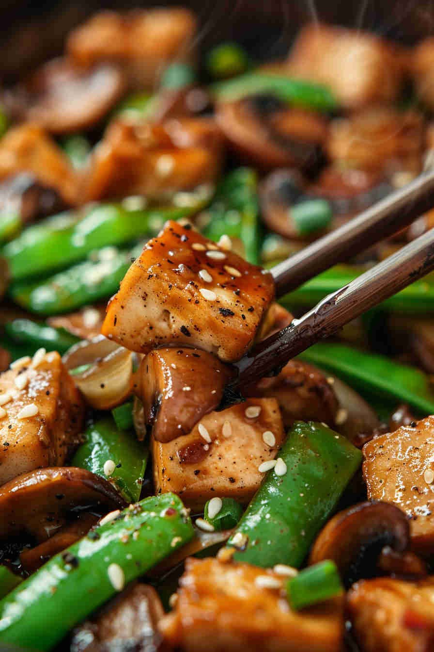 Mushroom Veggie Stir-Fry