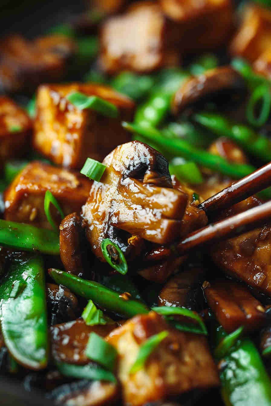 Mushroom Veggie Stir-Fry