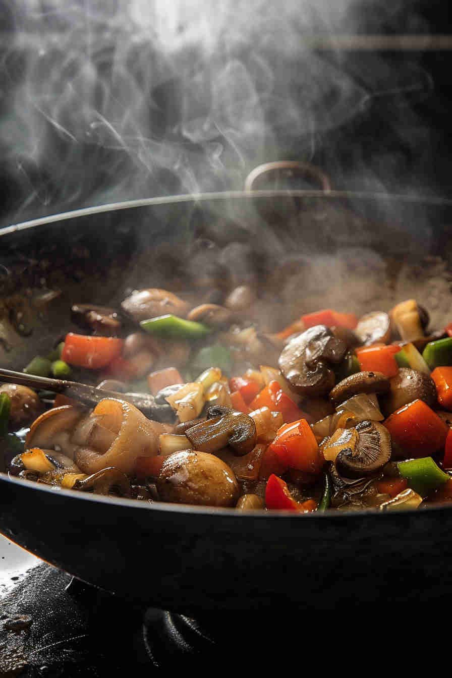 Mushroom Veggie Stir-Fry