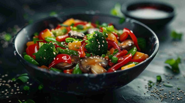 Mushroom Veggie Stir-Fry