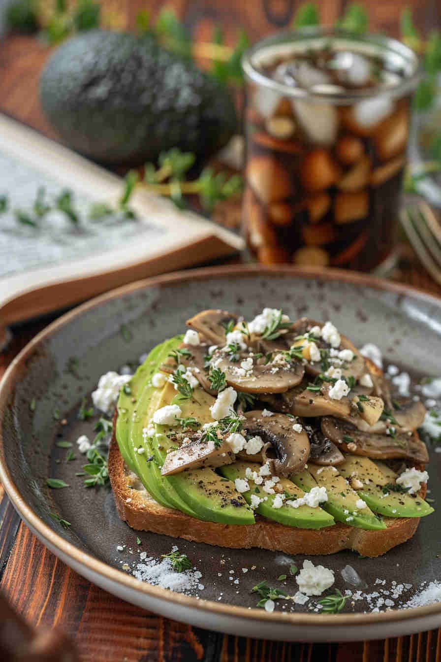 Mushroom and Avocado Toast