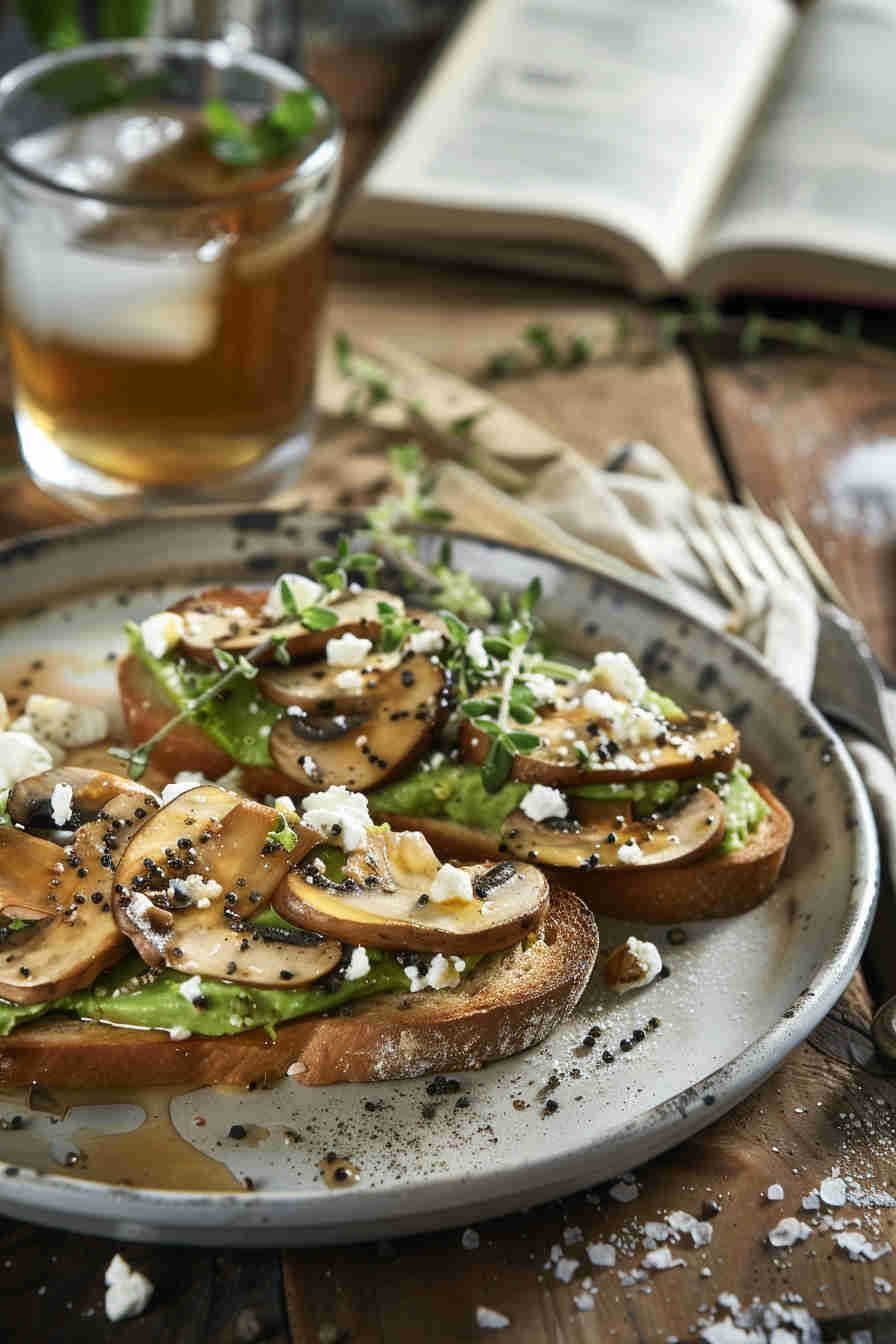 Mushroom and Avocado Toast