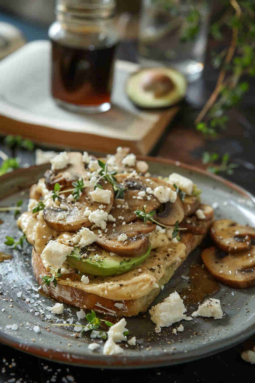 Mushroom and Avocado Toast