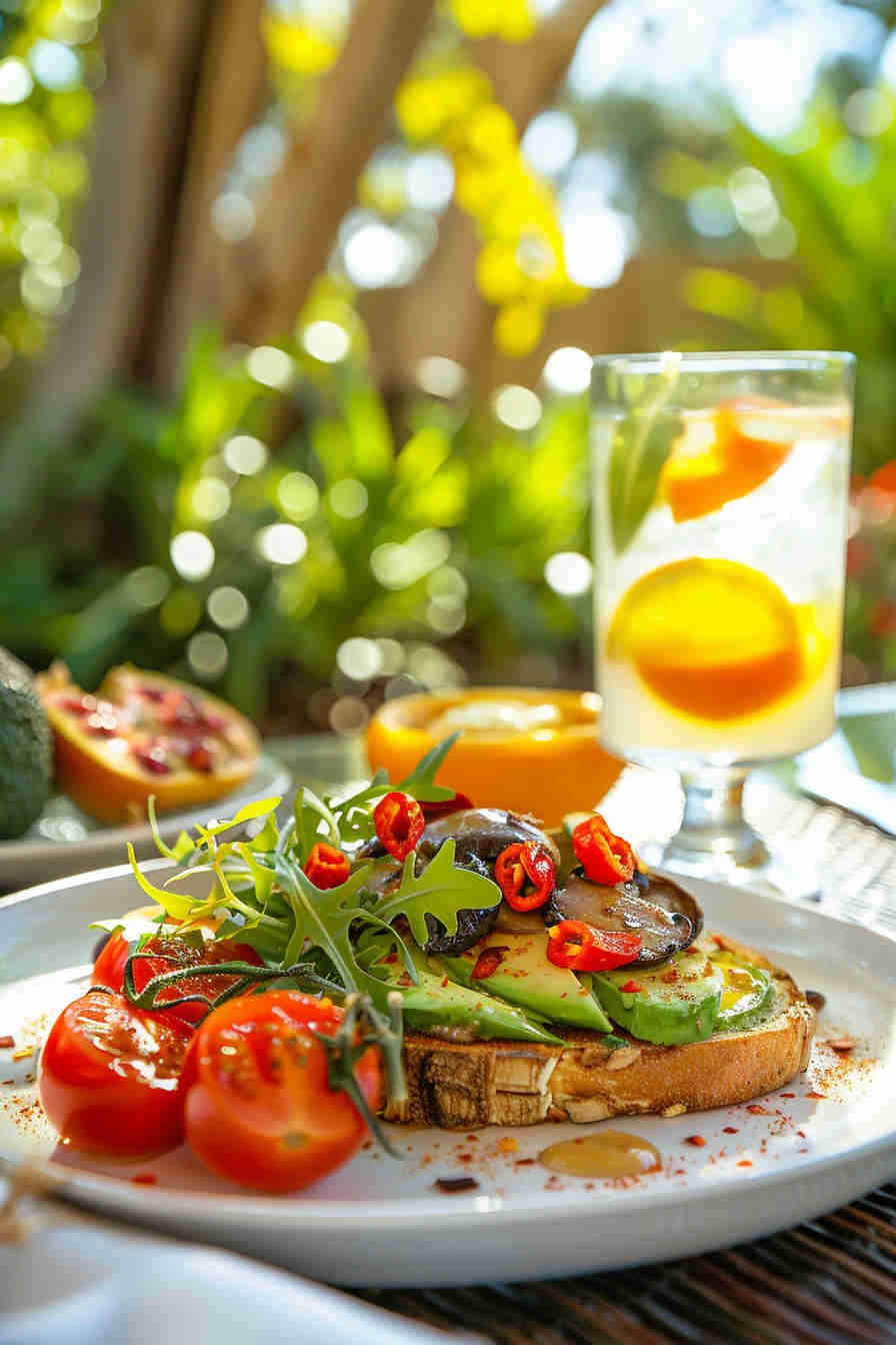 Mushroom and Avocado Toast