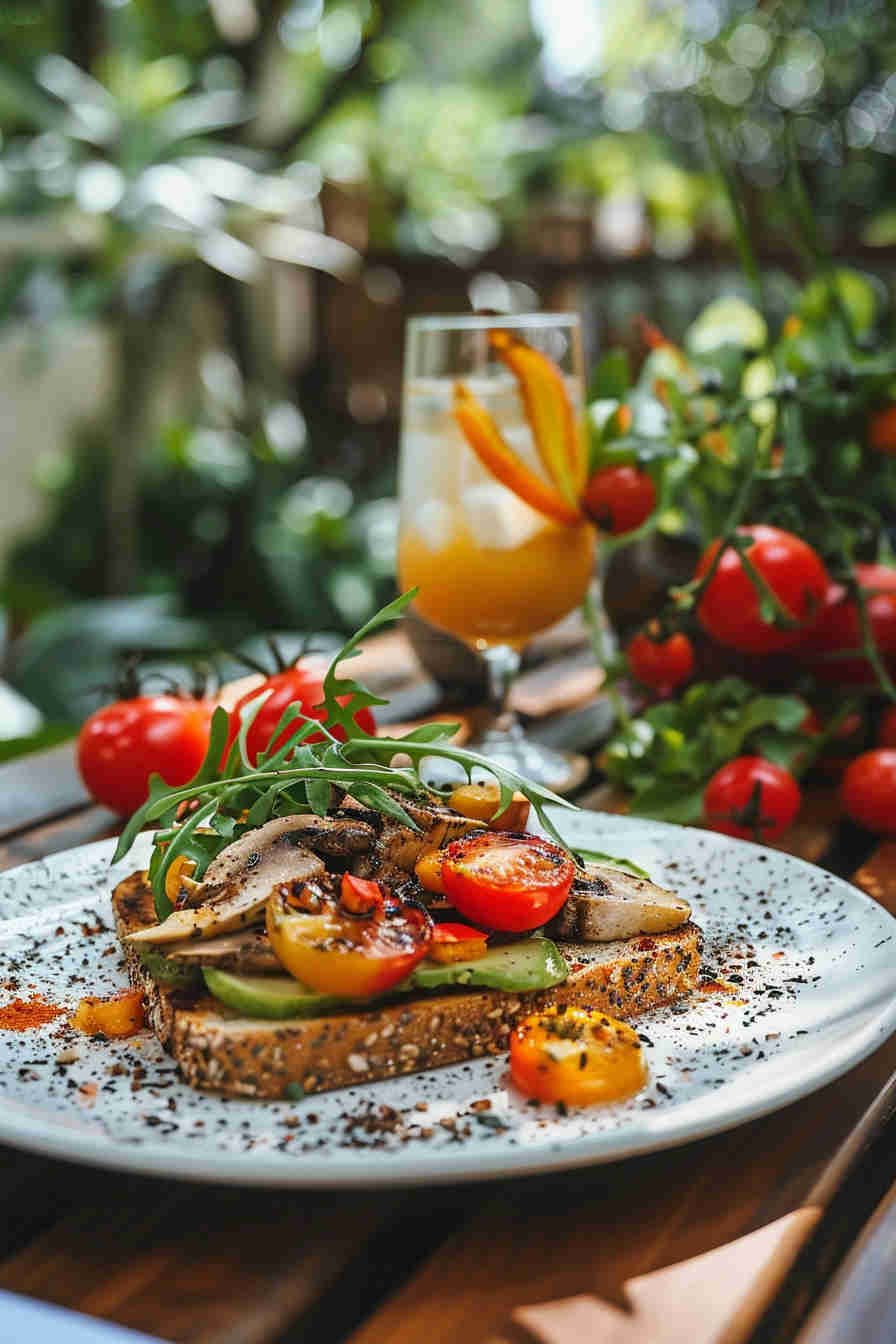 Mushroom and Avocado Toast