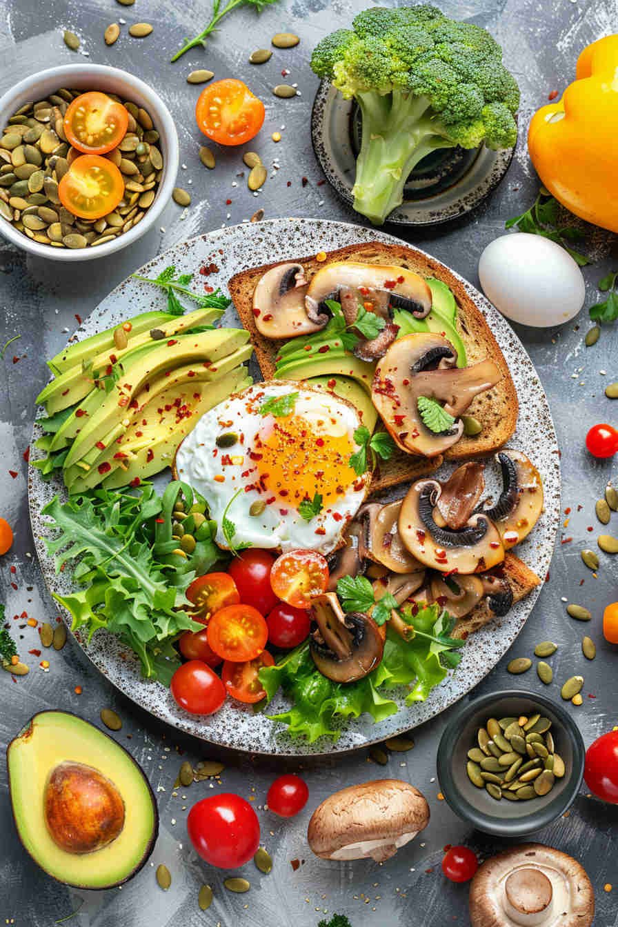 Mushroom and Avocado Toast