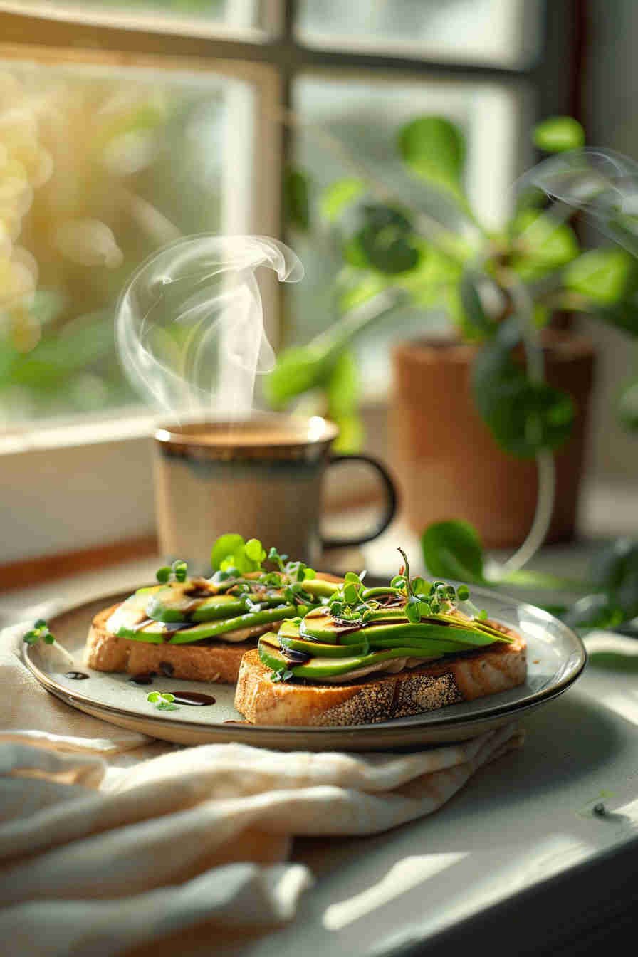 Mushroom and Avocado Toast