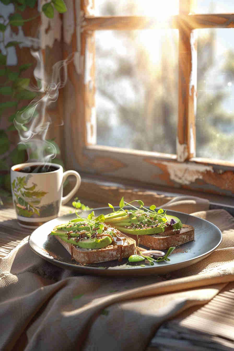 Mushroom and Avocado Toast