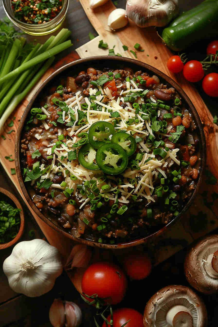 Mushroom and Bean Chili