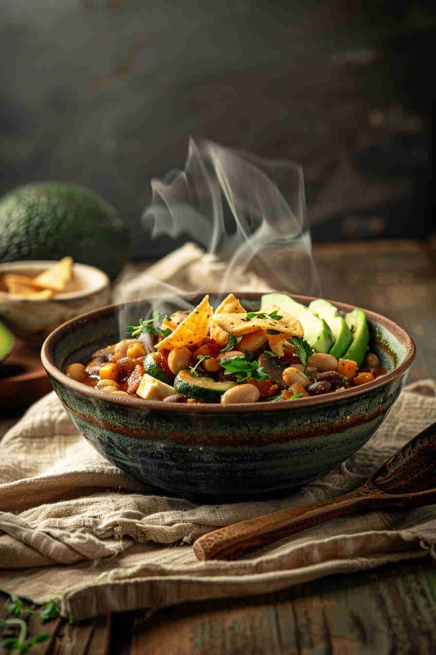 Mushroom and Bean Chili