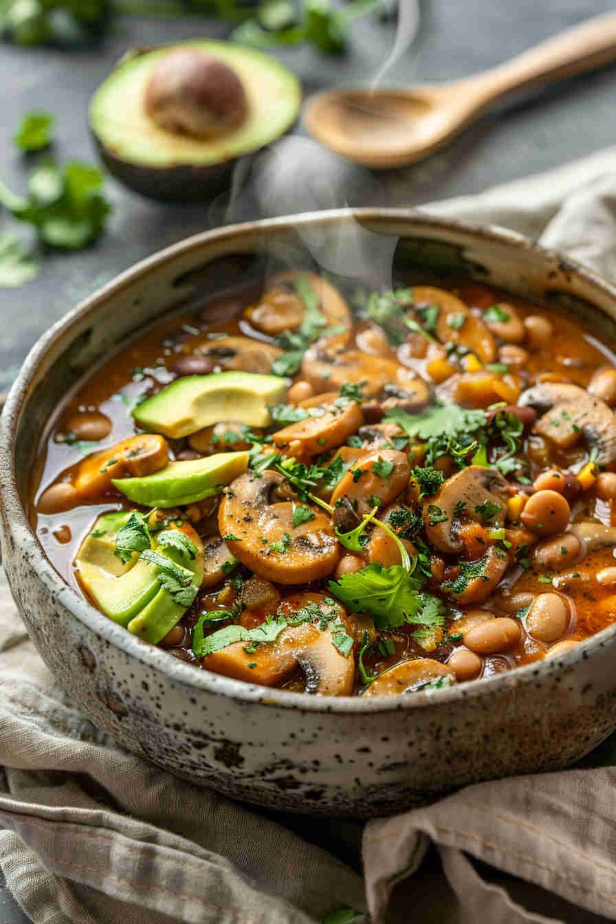 Mushroom and Bean Chili