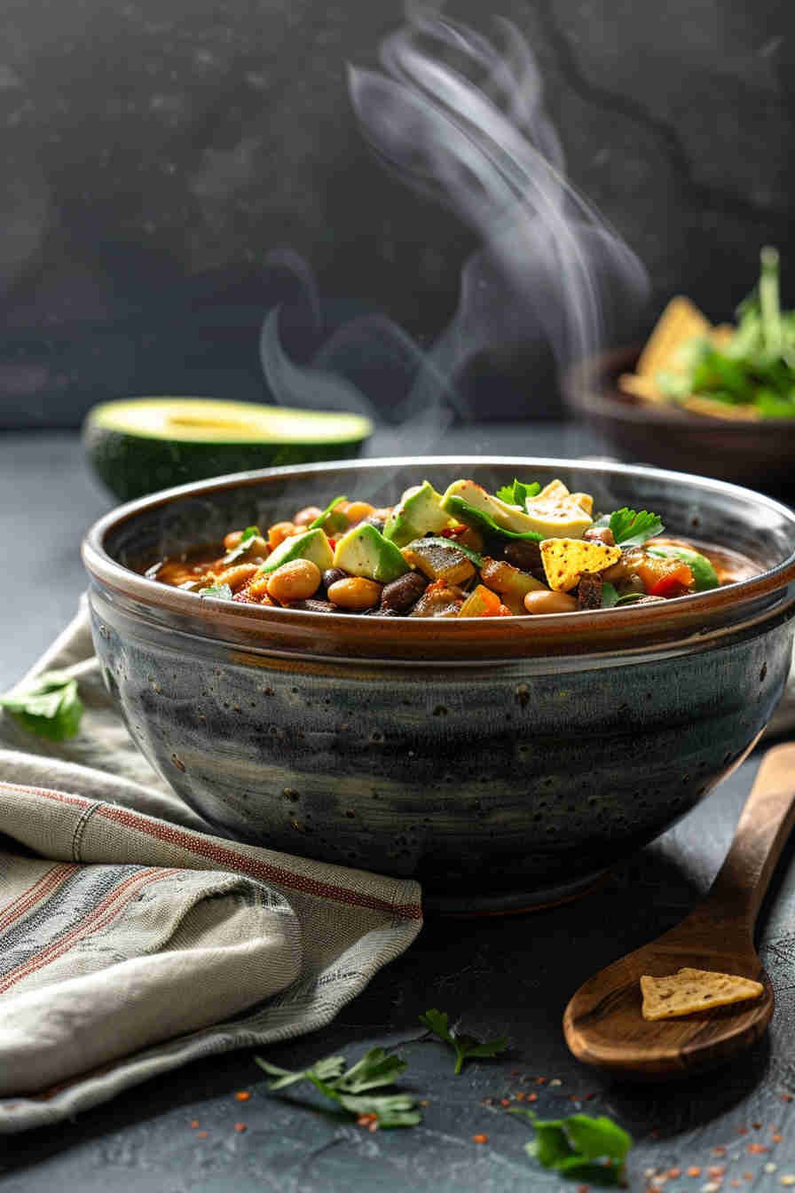 Mushroom and Bean Chili