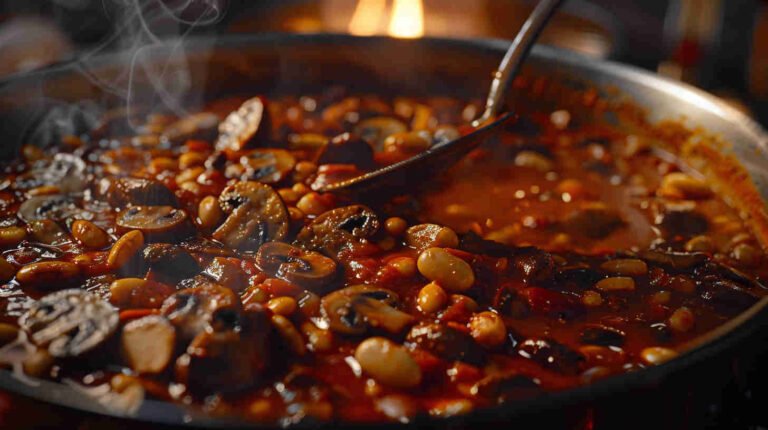 Mushroom and Bean Chili
