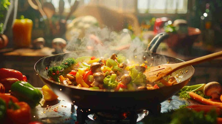 Mushroom and Broccoli Stir-Fry