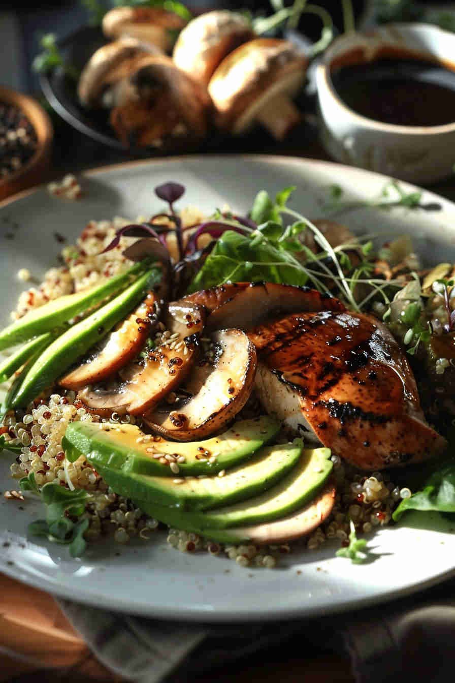 Mushroom and Quinoa Salad
