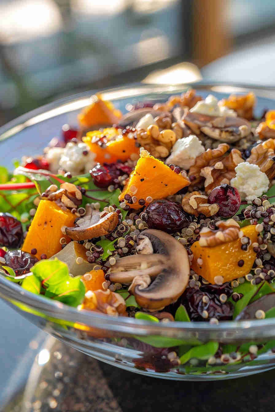 Mushroom and Quinoa Salad