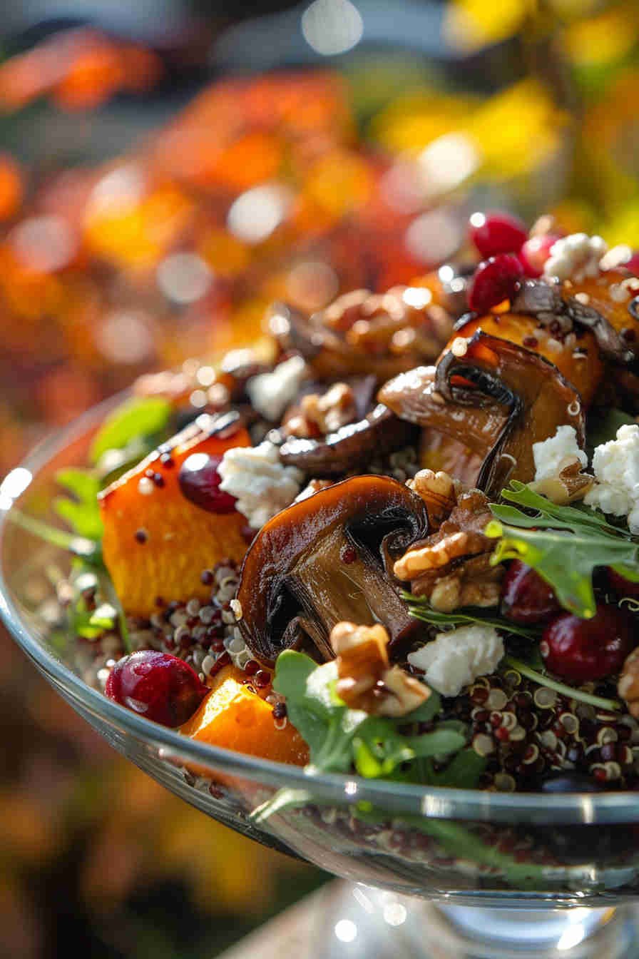 Mushroom and Quinoa Salad