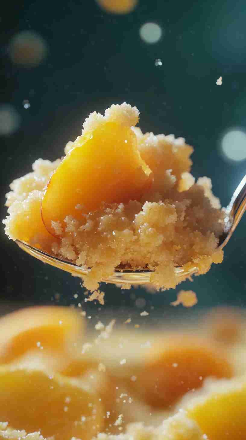 Peach Cobbler with Yellow Cake Mix